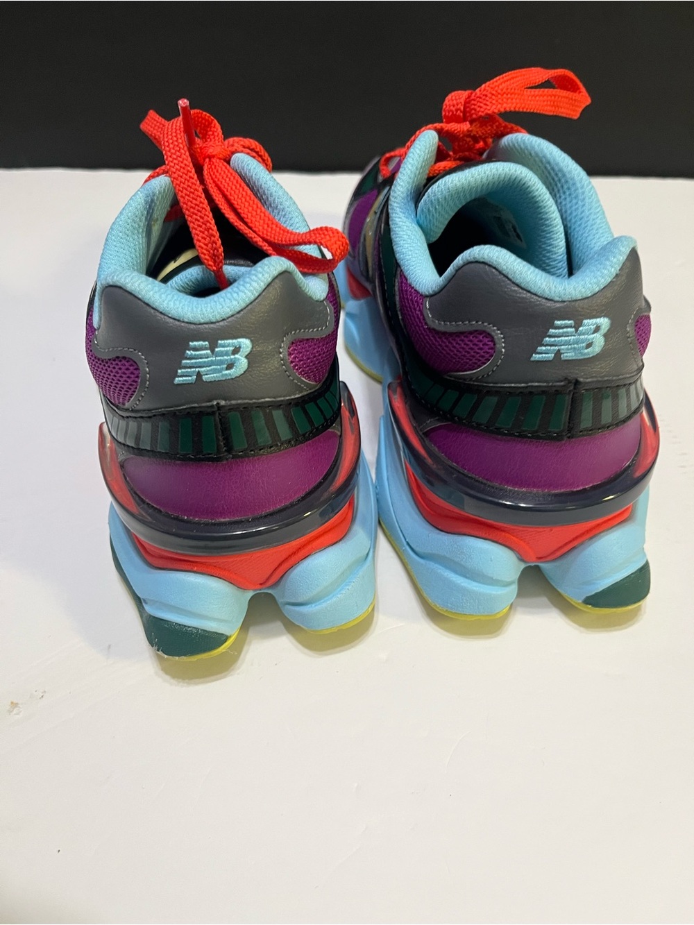 New Balance Multicolor Running Sneakers - Purple, Teal & Red - Picture 8 of 14
